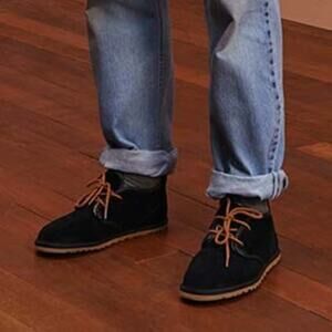 UGG Maksim Chukka Black Suede Boots Men Size 13